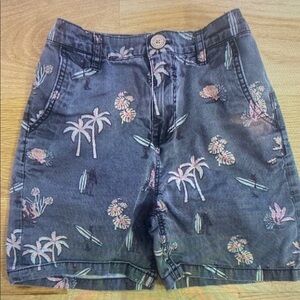 Tropical Print Kids Shorts